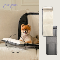 Coussin intérieur remplaçable en cuir vegan Wigobag pour sac de transport pour animaux de compagnie, compatible avec les modèles standard Venti pour chiens et chats