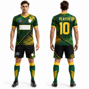 Nuevo Conjunto de Uniforme de Fútbol de Alto Rendimiento, Tejido Doble de Poliéster, Absorbente de Sudor, Elástico, Duradero, Profesional y Cómodo - Product Image 1