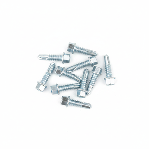 High Performance Weather-Resistant Stainless Steel Hex Drive <b>Screws</b> Class 8 Grade Zinc Plated Self-Drilling/Standard Thread PDC - Product Image 3