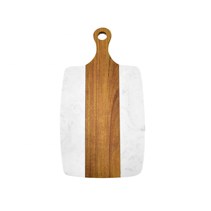 Tabla de Cortar de Madera de Acacia Premium Ecológica para Uso Diario, Duradera, para Servir Pan y Alimentos, Ideal para Fiestas - Product Image 1