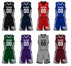 Conjunto de Uniforme de Baloncesto de Verano Personalizado, Transpirable, 100% Poliéster, Sublimado, Cuello en V, Sin Mangas, Jersey de Malla, Pantalones Cortos, Unisex para Adultos - Product Image 6