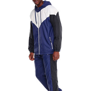 Conjunto Deportivo de Alta Calidad, Chaqueta con Cremallera y Pantalones, Traje Deportivo de Dos Piezas, Transpirable, de Nailon, para Hombre - Product Image 4