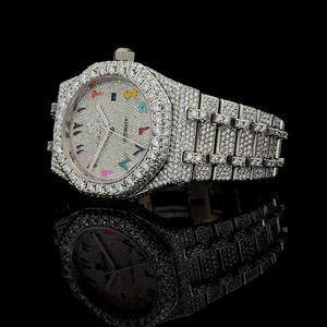 Ventes directes d'usine VVS Moissanite Montres en diamant Montres de luxe pour hommes et femmes Montres mécaniques automatiques - Product Image 3
