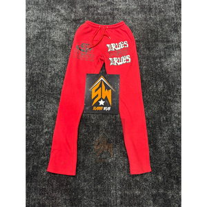 Fashionable Casual Mid <b>Trousers</b> Breathable Dtf Printing Oversize Fitness Sports Gym Quick Dry <b>Waterproof</b> Men Custom Logo - Product Image 1
