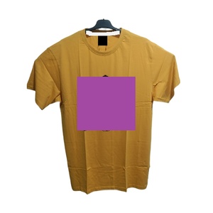 Elegante Hotsale manga corta 100% algodón Casual en blanco Oem Castomized bordado hombres camiseta correr prendas de vestir cuello redondo Camiseta - Product Image 1