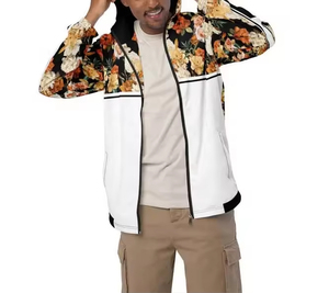Custom Logo Waterproof Sublimation Men's Windbreaker <b>Jacket</b> Full <b>Zipper</b> Closure Sublimation Anorak Windbreaker <b>Jacket</b> For Men - Product Image 5