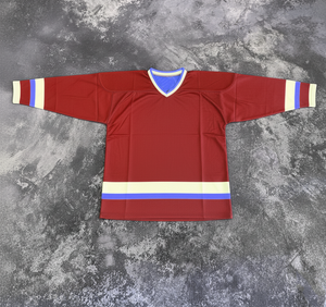 Maillots de hockey sur glace unisexes réversibles, personnalisables avec le nom de l'équipe, imprimés par transfert thermique, respirants, vêtements de hockey sur glace - Product Image 4