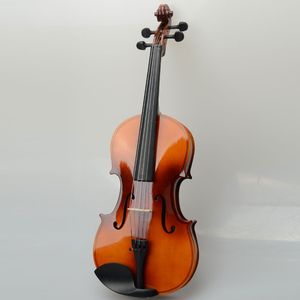 Custodia per violino elettrico da studente con archetto in legno, fondo e fianchi in acero, tavola in abete e cordiera variabile - Product Image 3