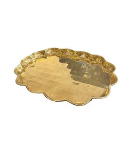 การออกแบบวินเทจที่กําหนดเองรูปร่างถาดเสิร์ฟช็อกโกแลตโลหะสําหรับวันที่รอมฎอนถาดเสิร์ฟช็อกโกแลตในราคาที่แข่งขัน - Product Image 1