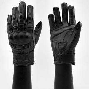 Gants de moto en cuir personnalisés, protection des phalanges, antidérapants, cuir de haute qualité, pour la conduite, faible MOQ, OEM & ODM - Product Image 1