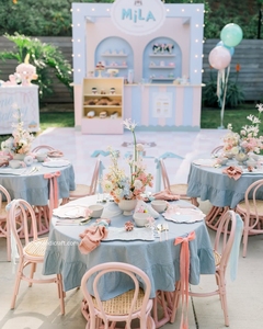Chaises pour enfants en rotin modernes faites à la main pour la location événementielle, mariages, anniversaires, baby showers, sécurité, décoration de lieux hôteliers - Product Image 4