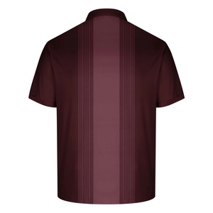 T-shirt décontracté à col boutonné pour homme, idéal pour le golf, à manches courtes, en polyester respirant, anti-plis, séchage rapide, en jersey - Product Image 2