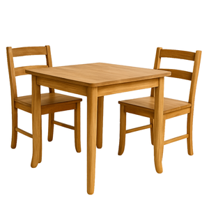 Juego de Mesa y Sillas de Comedor de Madera de Teca de Lujo ARTERRA, Muebles Modernos para Comedor de Casa o Villa - Product Image 4