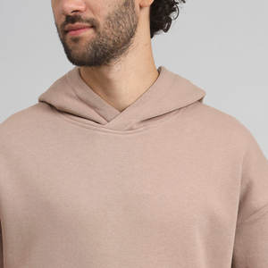 Conjunto de Chándal Cómodo de Algodón Suave, Estilo Urbano, con Capucha, Color Liso, Ajuste Regular, Precio Mayorista - Product Image 6