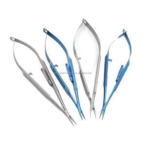 Professional 12cm Castroviejo Micro <b>Curved</b> <b>Scissors</b> Stainless Steel Ophthalmic Instruments Wholesale Manufacturer - Product Image 5