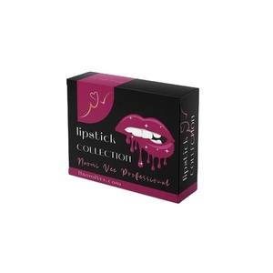Lujo personalizar cosméticos lápiz labial cajas caja de embalaje de papel disponible en precio barato con precio de costo barato - Product Image 1