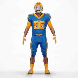 Desgaste impreso personalizado en blanco del fútbol americano del diseño del OEM - Product Image 3