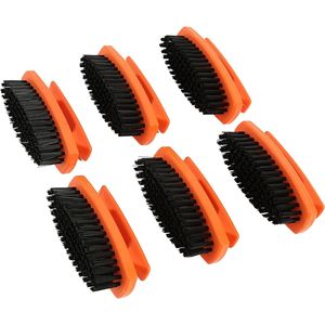 Lot de 6 brosses à ongles de qualité professionnelle pour salon, avec poignée confortable et soies rigides, pour le nettoyage des mains et des ongles - Product Image 4