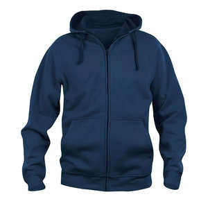 Nueva sudadera con capucha holgada para hombre con cremallera corta, de otoño/invierno, 430g, de forro polar grueso. - Product Image 1