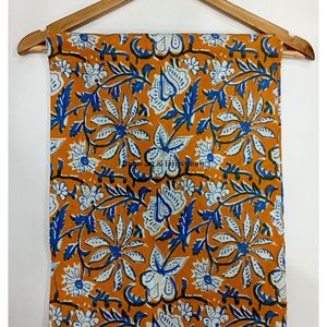 Tela de Algodón Cambray Estampada a Bloques 60x60, Tela de Algodón con Estampado Tradicional Jaipuri - Product Image 5