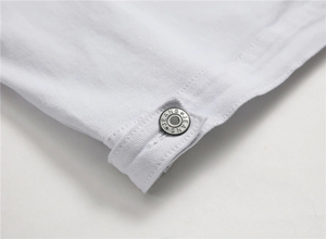 2025เสื้อแจ็กเก็ตยีนส์ผ้าปะสองโทนสีสำหรับผู้ชายใหม่ล่าสุดชุดเสื้อโค้ทผ้าเดนิมผ้าฝ้ายฮิปฮอปสำหรับขี่มอเตอร์ไซค์ - Product Image 6