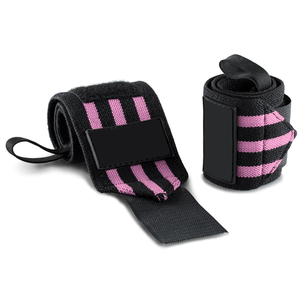 Attelles de poignet en polyester et coton respirantes pour haltérophilie, résistantes à l'usure, avec fermeture auto-agrippante et boucle pour le pouce – Meilleure attelle de poignet robuste - Product Image 5