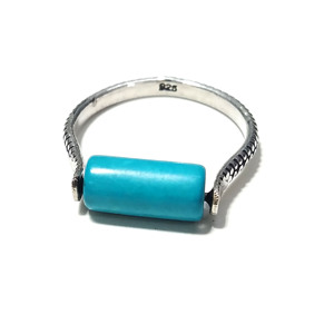 Natural Turquoise Gemstone <b>Ring</b> Solid 925 Sterling Silver <b>Ring</b> <b>Adjustable</b> Handmade <b>Ring</b> for Women - Product Image 4