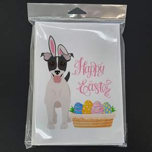 Lunatique A7 Taille 5x7 Noir et Blanc Jack Russell Terrier Cartes de Voeux de Pâques Pack 8 Cartes de Note Vierges avec Enveloppes - Product Image 3