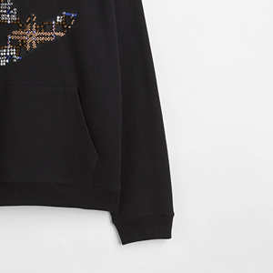 Sweat à capuche personnalisé avec strass, sweat à capuche zippé avec strass, sweat-shirts de qualité supérieure pour unisexe - Product Image 6