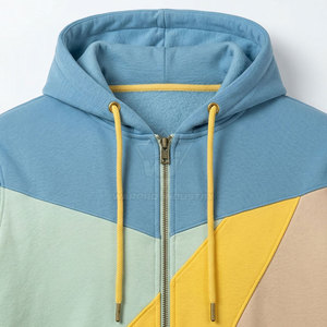 Modern Men Zipper Hoodies With Full <b>Zip</b> Design Adjustable <b>Hood</b> Ribbed Cuffs Lightweight Fabric Casual Outdoor Fashion - Product Image 5