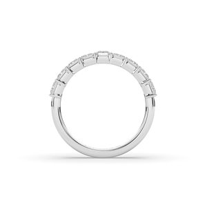 Custom 2.5Ct Lab Grown Diamond 925 <b>Silver</b> Gold <b>Ring</b> <b>Emerald</b> Cut IGI Certified Luxury Style Lightweight Her <b>Ring</b> - Product Image 2