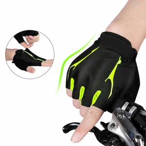 Premium Quality Custom Made Design Breathable Polyester/Cotton/Leather <b>Touchscreen</b> Zipper Closure Unisex Cycling <b>Gloves</b> - Product Image 5