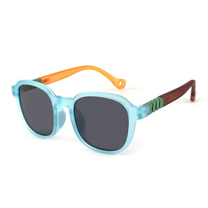 2025 Fashion Boys Girls Round <b>Sunglasses</b> UV400 Color Frame Polarized Kids <b>Sunglasses</b> - Product Image 3