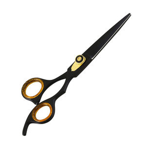 Ciseaux de barbier professionnels en acier inoxydable avec lame tranchante pour la coupe et le coiffage des cheveux, fournitures de salon de coiffure - Product Image 2