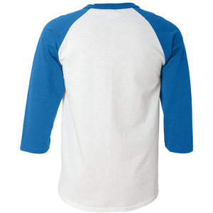 Camisetas Deportivas de Manga Raglán para Hombre, Logotipo Personalizado, Algodón Premium Transpirable, Ropa Deportiva Informal para Gimnasio, Estilo Béisbol - Product Image 2