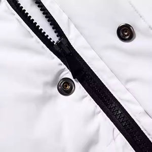 Chaqueta de plumón acolchada corta para hombre, de alta calidad, hecha a medida, con cuello alto con cremallera, parches y efecto brillante, de piel sintética, estilo burbuja, 2026 - Product Image 3