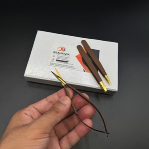 Meilleures ventes : Ensemble de pinces à sourcils biseautées et pointues en acier inoxydable léger pour une coupe de précision - Product Image 6