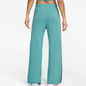 กางเกงวอร์มขาบานสำหรับผู้หญิง ทรงหลวม เอวสูง กางเกงลำลอง ผ้าเนื้อนุ่มสำหรับใช้ในชีวิตประจำวัน - Product Image 2