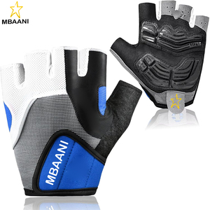 Gants de vélo à demi-doigts rembourrés de 5 mm - Product Image 1