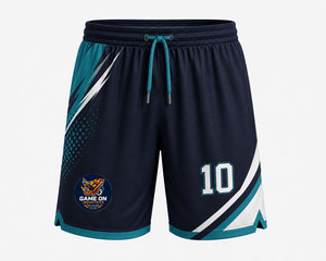 Shorts de football unisexe sur mesure, respirants, grande taille, taille haute élastique, épais, anti-transpiration, anti-rétrécissement, pour l'entraînement - Product Image 1