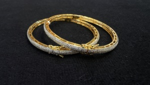 Modernas Pulseras de Cristal con Baño de Oro TISHYA DIAMOND, Aleación de Cobre, Joyería de Moda para Mujer, para Bodas y Eventos, Micro Pulseras - Product Image 4