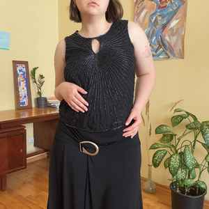 Seed Bead Embroidered Customizable <b>Crop</b> <b>Top</b> for Women Fashion Luxury Hand <b>Beaded</b> Artistic Embroidery Accents NOVA STAR CRAFT - Product Image 6