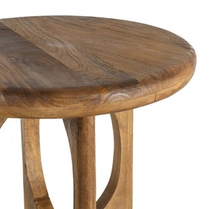 Modern Luxury Dark Walnut <b>Nesting</b> <b>Coffee</b> <b>Table</b> <b>Set</b> Pedestal Base Minimalist Design 1 Year Warranty Living Room Furniture - Product Image 5