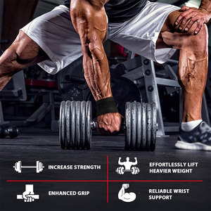 Premium Cotton Weightlifting Straps for Heavy Deadlifts Powerlifting Bodybuilding <b>Strength</b> <b>Training</b> Gym Fitness Grip Support - Product Image 6