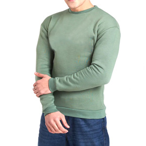 Sudadera Unisex de Manga Larga, Forro Polar, Transpirable, Resistente al Viento, Corte Regular, Color Sólido, Servicio OEM, Informal, Invierno, 100% Algodón - Product Image 2
