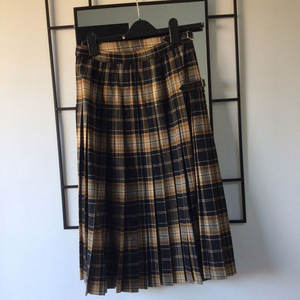 กระโปรงผ้าขนสัตว์สำหรับผู้หญิง ไซส์ 14 ลายสก็อตธอมสัน คาเมล ทาร์ทัน กระโปรงสตรีแบบดั้งเดิม - Product Image 4