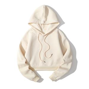 Sudadera con Capucha de Algodón para Mujer, al por Mayor, con Logotipo Personalizado, Informal, Transpirable, de Secado Rápido, para Invierno - Product Image 6