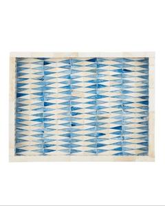 Bandeja Decorativa Premium con Incrustaciones de Hueso para el Hogar, Mesa de Centro, Servicio de Comida, Regalo, Hecha a Mano, Diseño Ecológico y Duradero - Product Image 3