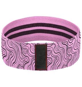 Purple Resistance <b>Band</b> Medium Resistance Nylon <b>Exercise</b> <b>Band</b> for Adults Durable Workout Fitness Equipment - Product Image 6