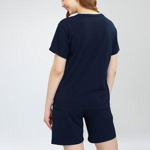 Conjunto de Shorts de Mezclilla Transpirable de Dos Piezas para Mujer, Verano, con Logotipo y Color Personalizados - Product Image 5